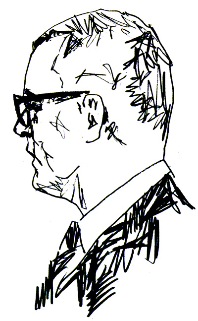 T. Marshall Hahn sketch
