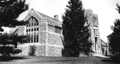 The original McBryde Hall from the side