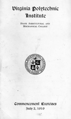 1919 Graduation Excercises