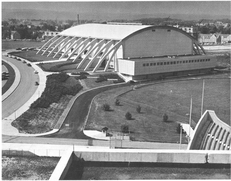Coliseum from Lane Stadium pressbox roof