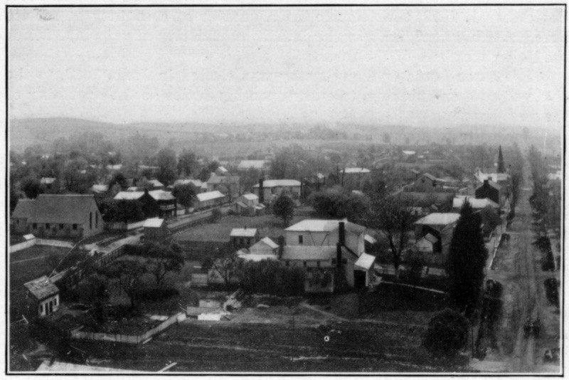 1897 view of Blacksburg