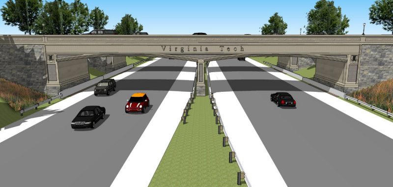 Artist rendering of new Southgate interchange bridge